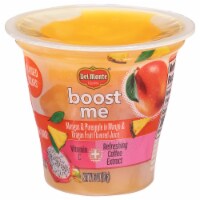 Del Monte® Boost Me Stay Well Mangos & Pineapple in Mango and Dragon Fruit Flavored Juice Fruit Cup