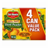 Del Monte Yellow Cling Sliced Peaches in 100% Juice Perspective: Main