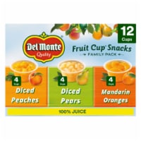 Del Monte® Fruit Cup® Snacks Variety Pack in 100% Juice