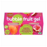 Del Monte Bubble Fruit Gel Apple Watermelon Fruit Cup Snacks Perspective: Main