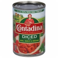 Contadina® Diced with Italian Herbs Roma Tomatoes Perspective: Main