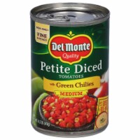 Del Monte® Green Chilies Petite Diced Medium Tomatoes Perspective: Main