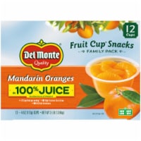 Del Monte® Mandarin Oranges Fruit Cup Snacks in 100% Juice 12 Pack