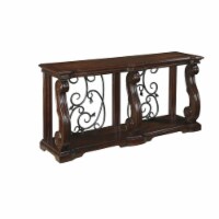 Ashley Furniture Alymere Console Table in Rustic Brown 1 Gerbes Super Markets