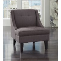Signature Design by Ashley Clarinda Fabric Accent Chair in Gray