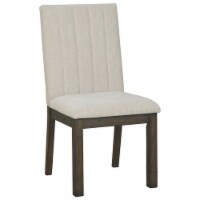 Signature Design by Ashley Dellbeck Upholstered Dining Chair in Beige (set of 2)
