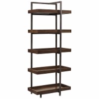 Ashley Furniture Starmore Left or Right Wood Pier in Brown & Gunmetal