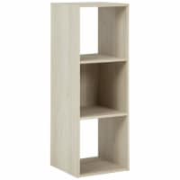 Ashley Furniture Socalle Three Cube Engineered Wood Organizer in Natural