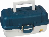 Plano 2 Tray Tackle Box Blue/White