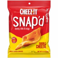Cheez-It® Snap'd Double Cheese Cheese Cracker Chips Perspective: Main