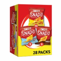 Cheez-It Snap'd Variety Pack Cheese Cracker Chips Perspective: Main