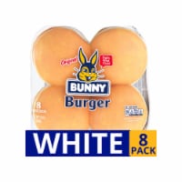 Bunny Plain Hamburger Buns Perspective: Main