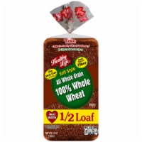 Healthy Life Soft Style 1/2 Loaf 100% Whole Grain Bread Perspective: Main