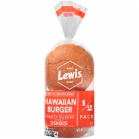 Lewis Bake Shop Hawaiian Burger Buns 1/2 Pack Perspective: Main