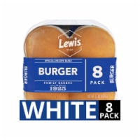 Lewis Bake Shop White Burger Buns Perspective: Main