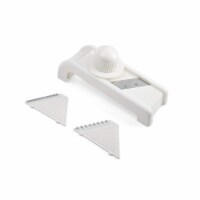 Lifetm 5215832 WHT Classic Mandoline Fruit and Vegetable Slicer, White - Pack of 4
