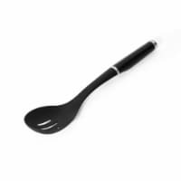 KitchenAid® Nylon Slotted Spoon - Onyx Black