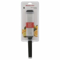 KitchenAid Classic Etched Fine Grater - Onyx Black/Silver