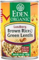 Eden Organic Brown Rice & Green Lentils