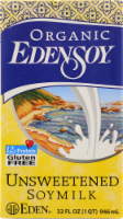 Organic Edensoy Unsweetened Soy Milk Perspective: Main