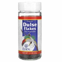 Eden Organic Dulse Flakes, 1.5 oz Galss Jar, Dried, Raw Perspective: Main