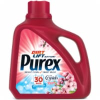 Purex Crystals Fresh Cherry Blossom Liquid Laundry Detergent Perspective: Main