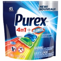 Purex 4 in 1 Clorox2 Original Fresh Scent Pacs Laundry Detergent Pods Perspective: Main