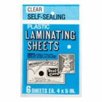 Seal-A-Card 64521 4 x 5 in. Laminating Plastic Sheets - pack of 24