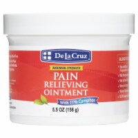 De La Cruz Muscle and Joint Pain Relieving Ointment with 11% Camphor, 5.5 oz Jumbo size