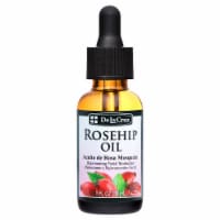 De La Cruz Pure Chilean Rosehip Oil with dropper, Unrefined and Cold-Pressed, 1 fl oz