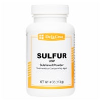 De La Cruz Pure Sulfur Powder USP Grade, 4 oz