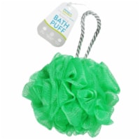 Handy Solutions Assorted Exfoliating Mesh Bath Puff with Rope Loop