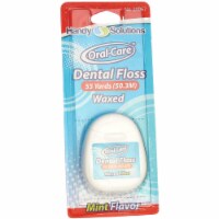 Handy Solutions Oral Care Waxed Dental Floss, Mint