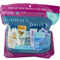 Handy Solutions Women's Toiletry Travel Kit with Resealable Bag