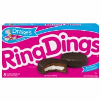 Drake's™ Ring Dings® Frosted Creme Filled Devils Food Cakes Perspective: Main