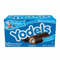 Drake's™ Yodels® Frosted Creme Filled Devils Food Cakes Perspective: Main
