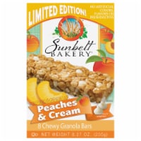 Sunbelt Bakery Peaches & Cream Fruit and Grain Bars Perspective: Main