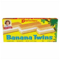 Little Debbie Natural Flavor Banana Twins Snack Cakes Perspective: Main