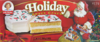 Little Debbie Holiday Vanilla Snack Cakes Perspective: front