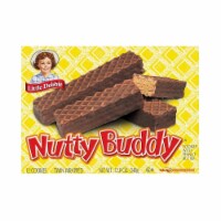 Nutty Buddy Bars, 2 Big Pack Boxes, 48 Twin Wrapped Wafer Bars with Peanut Butter