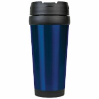 Maxam JDLTM073 16 oz Stainless Steel Travel Mug without Handle, Blue