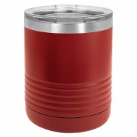 Maxam JDLTM7113 10 oz Stainless Steel Polar Camel Travel Mug, Maroon