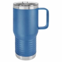 Maxam JDLCM204 20 oz Stainless Steel Polar Camel Vacuum Mug with Slider Lid, Blue