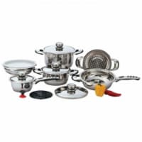 Chef KT12 Chef 12Pc 9Ply Ss Cookware withTrivet