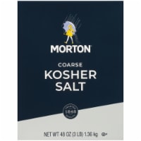 Morton® Coarse Kosher Salt Box Perspective: Main