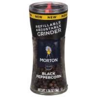 Morton® Black Peppercorn Refillable Grinder Perspective: Main