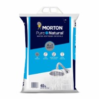 Morton® Pure and Natural® Water Softener Salt Crystals Perspective: Main
