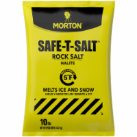 Morton Safe-T-Salt Halite Rock Salt Snow and Ice Melt Perspective: Main