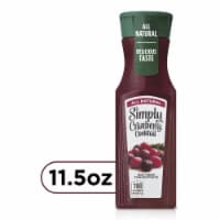 Simply Cranberry Cocktail Fruit All Natural Juice Perspective: Main