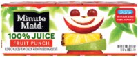Minute Maid 100% Juice Fruit Punch Juice Boxes Perspective: Main